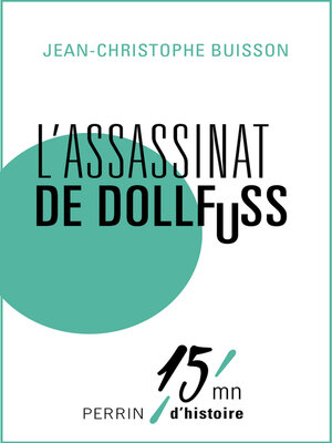 cover image of L'assassinat de Dollfuss